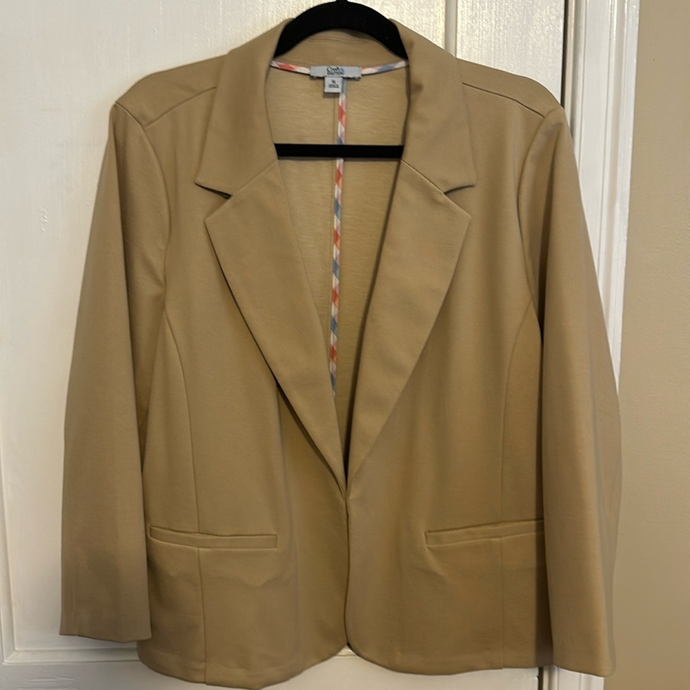 Croft & Barrow knit blazer